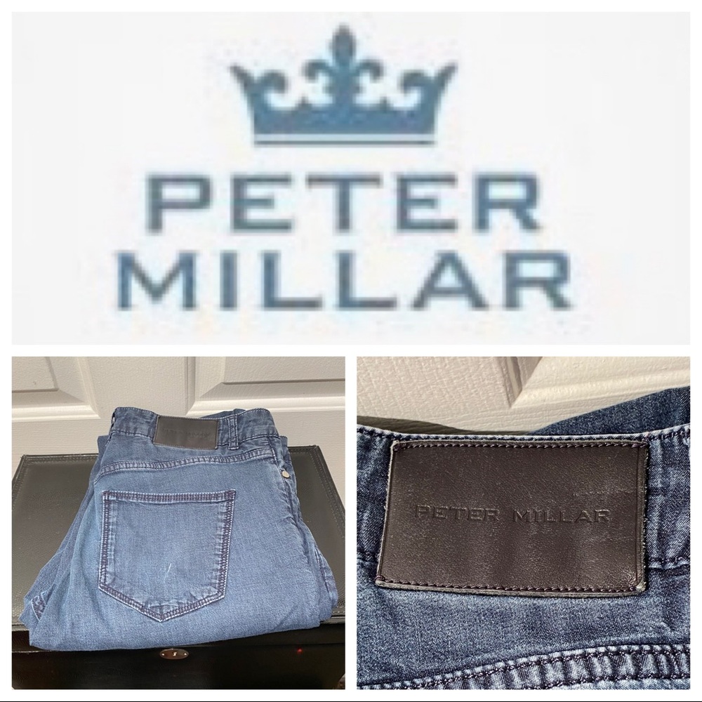 Peter Millar Vintage Washed Men’s Denim Jeans 36